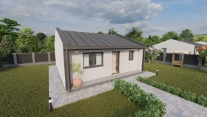 Casă din lemn 60 mp parter Prima 60 — Logicassa