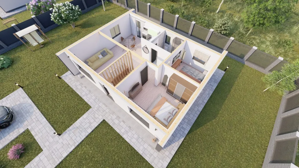 casa pe structura de lemn prima 80 8 1